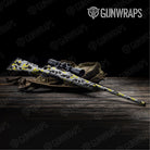 Old School Duck Yellow Tiger Gun Skin Vinyl Wrap