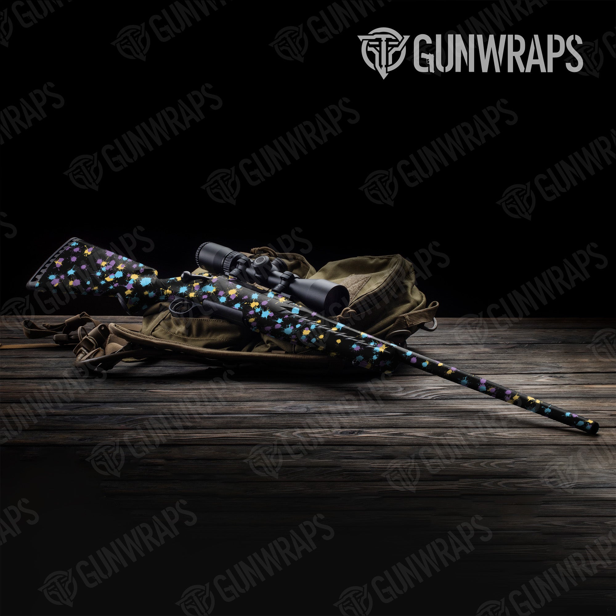 Rifle Paintball Beach Gun Skin Vinyl Wrap