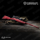 Rifle Realtree Fishing Red Camo Gun Skin Vinyl Wrap
