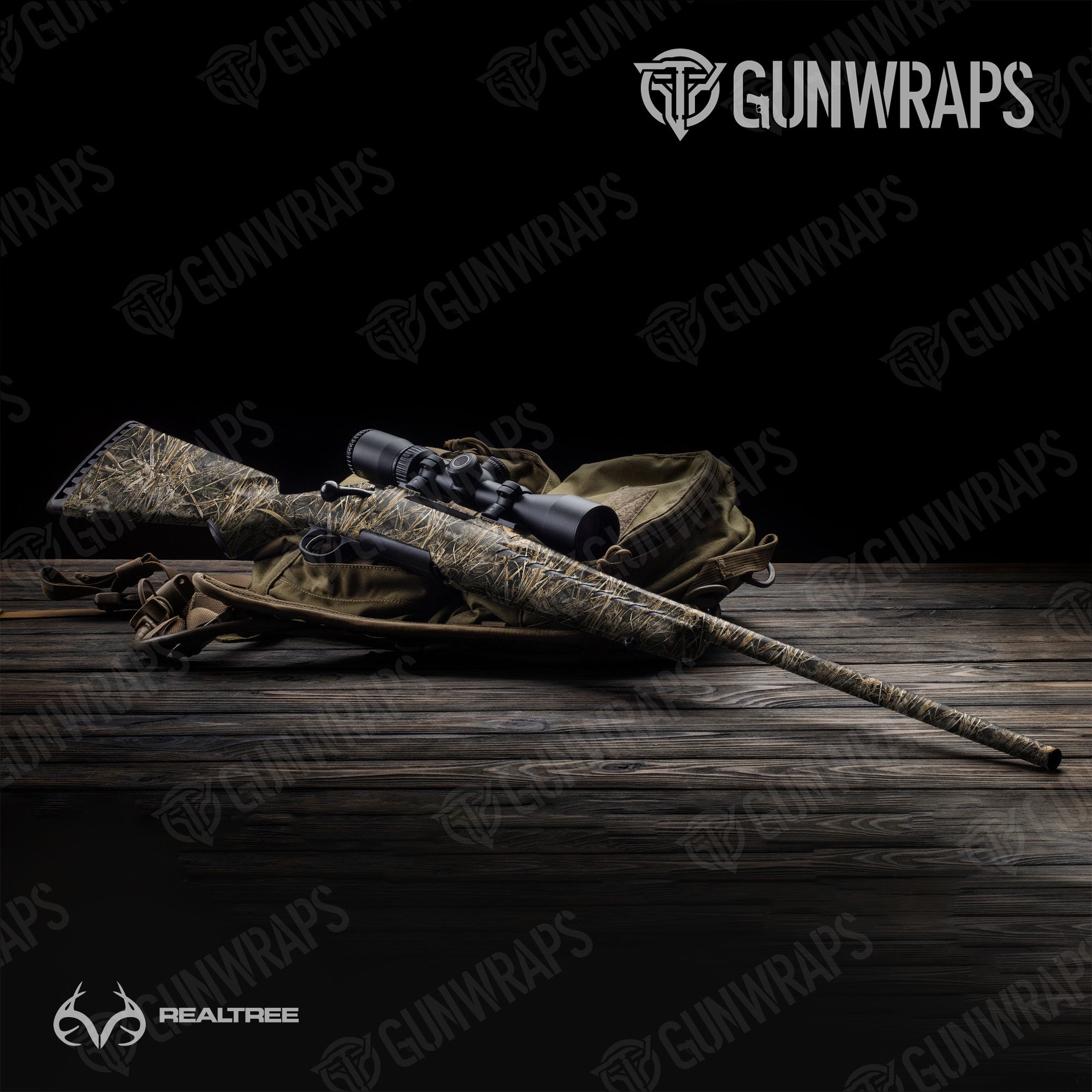 Rifle Realtree MAX7 Camo Gun Skin Vinyl Wrap