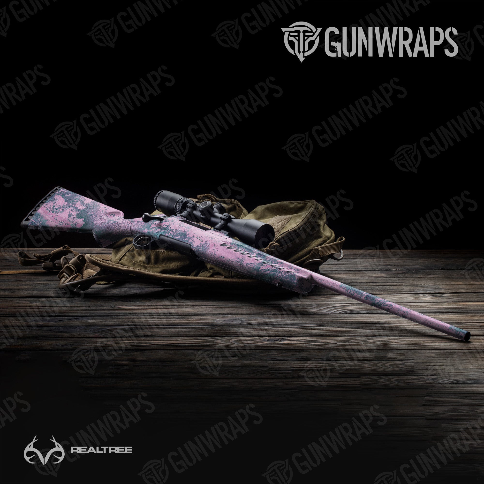 Rifle Realtree XTREME Lavender Haze Camo Gun Skin Vinyl Wrap