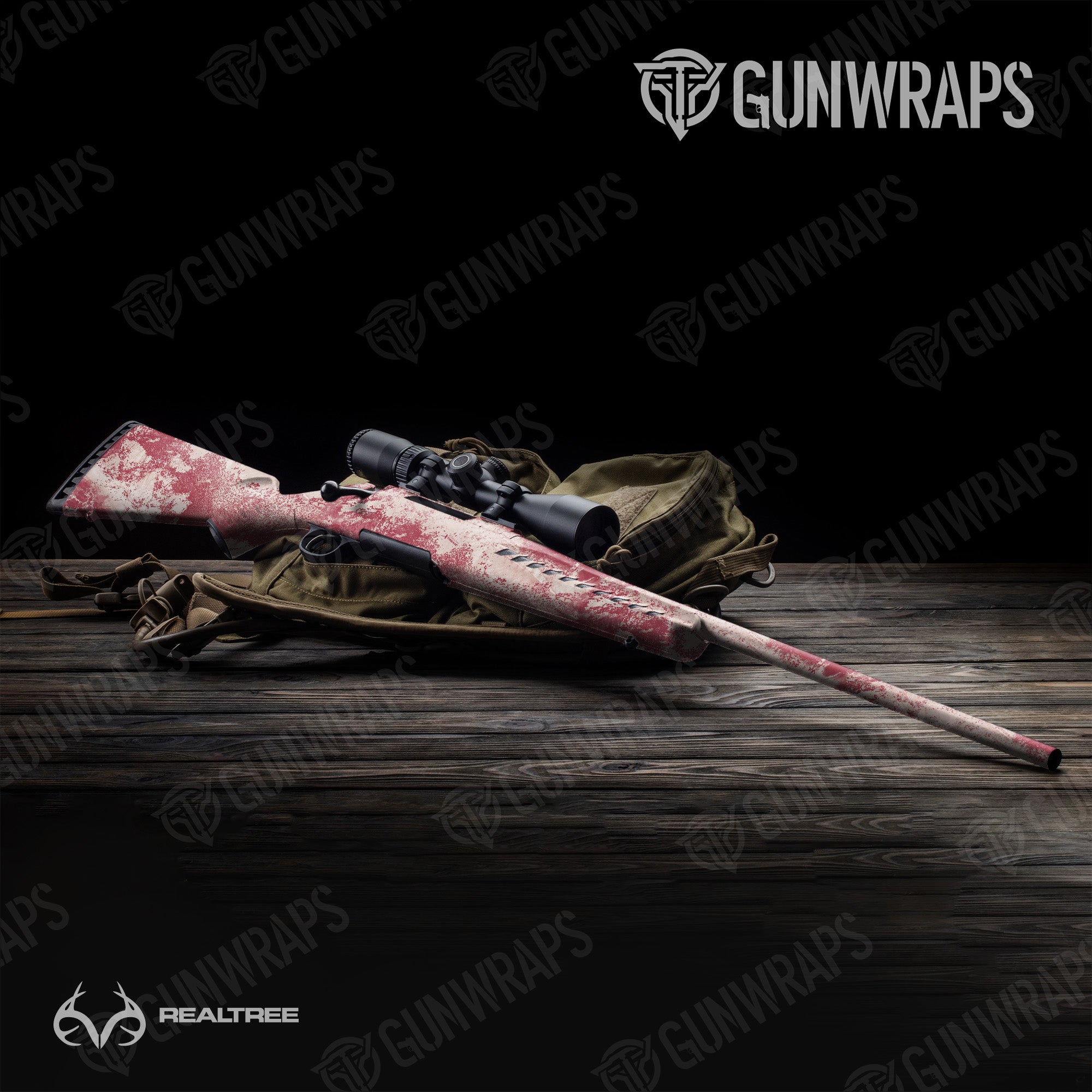 Rifle Realtree XTREME Viva Magenta Camo Gun Skin Vinyl Wrap