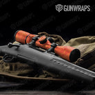 Old School Duck Elite Orange Gun Skin Vinyl Wrap
