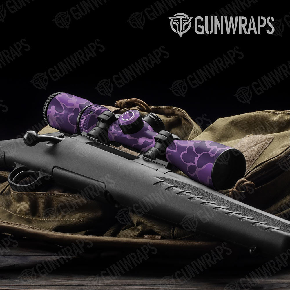 Old School Duck Elite Purple Gun Skin Vinyl Wrap