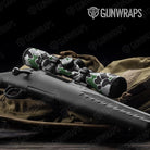 Old School Duck Green Tiger Gun Skin Vinyl Wrap