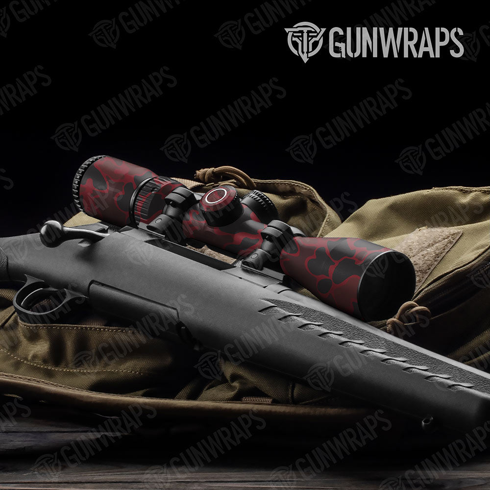 Old School Duck Vampire Red Gun Skin Vinyl Wrap