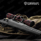 Old School Duck Vampire Red Gun Skin Vinyl Wrap
