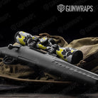 Old School Duck Yellow Tiger Gun Skin Vinyl Wrap