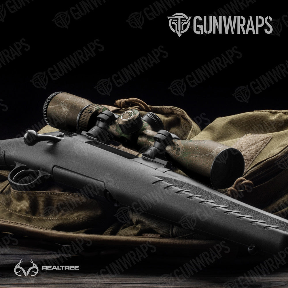 Scope Realtree WAV3 Hillside Camo Gun Skin Vinyl Wrap