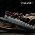 Vivid Hex Red Gun Skin Vinyl Wrap