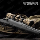 Woodgrain Amsterdam Gun Skin Vinyl Wrap
