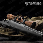 Woodgrain Dallas Gun Skin Vinyl Wrap