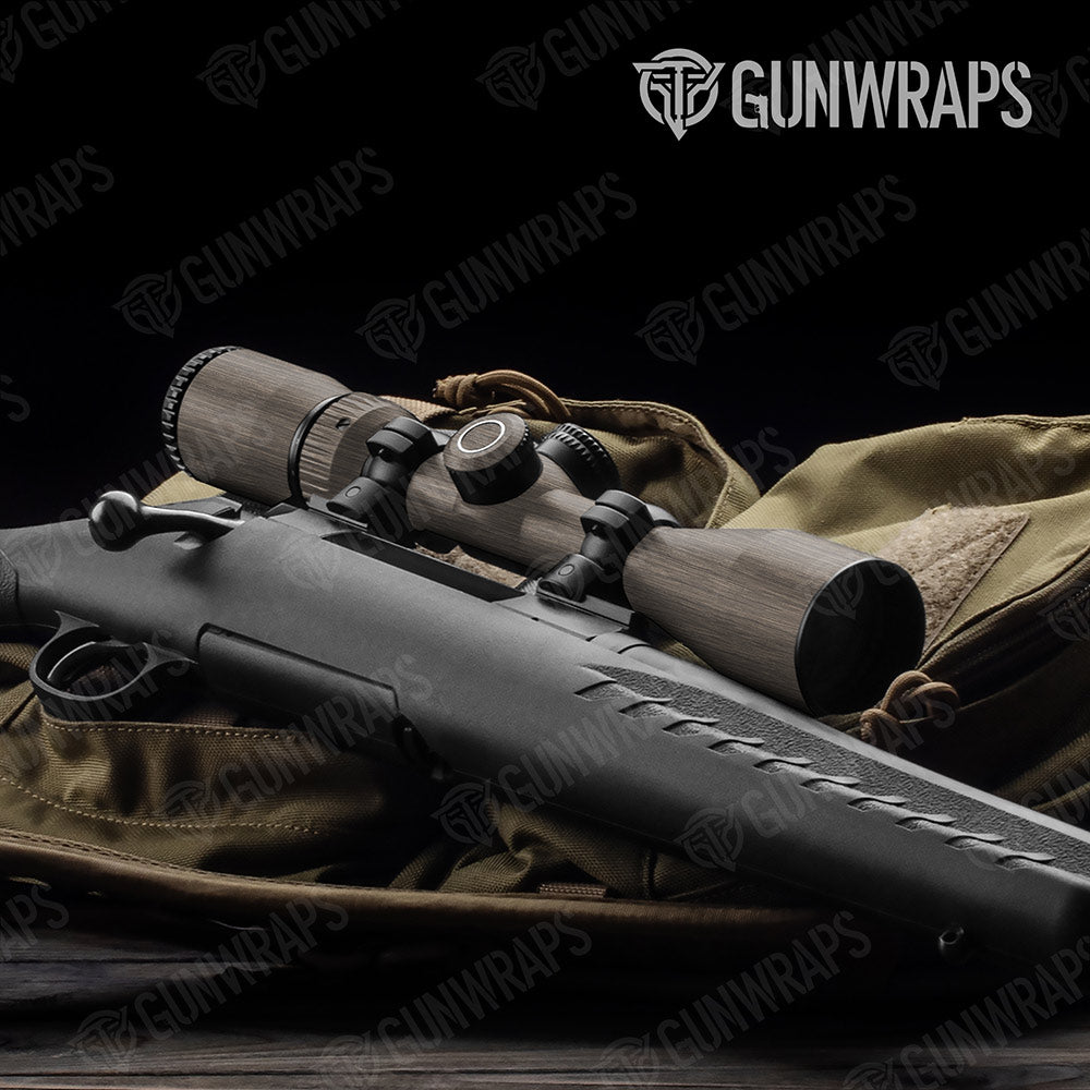 Woodgrain Douala Gun Skin Vinyl Wrap