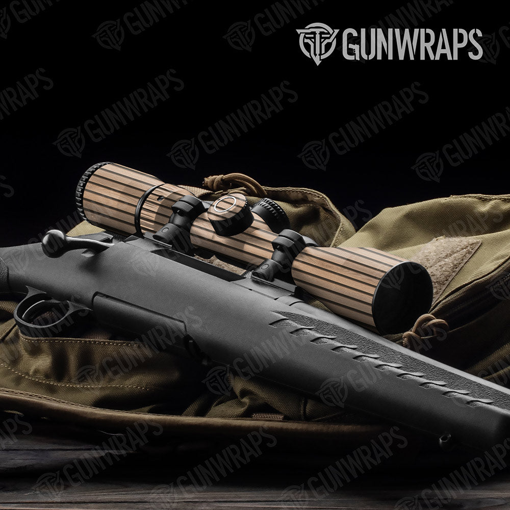 Woodgrain Tokyo Gun Skin Vinyl Wrap