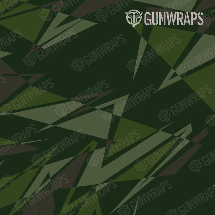 AR 15 Sharp Army Dark Green Camo Gun Skin Pattern