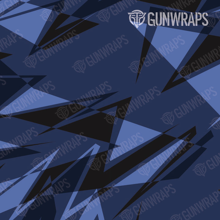 Universal Sheet Sharp Blue Midnight Camo Gun Skin Pattern