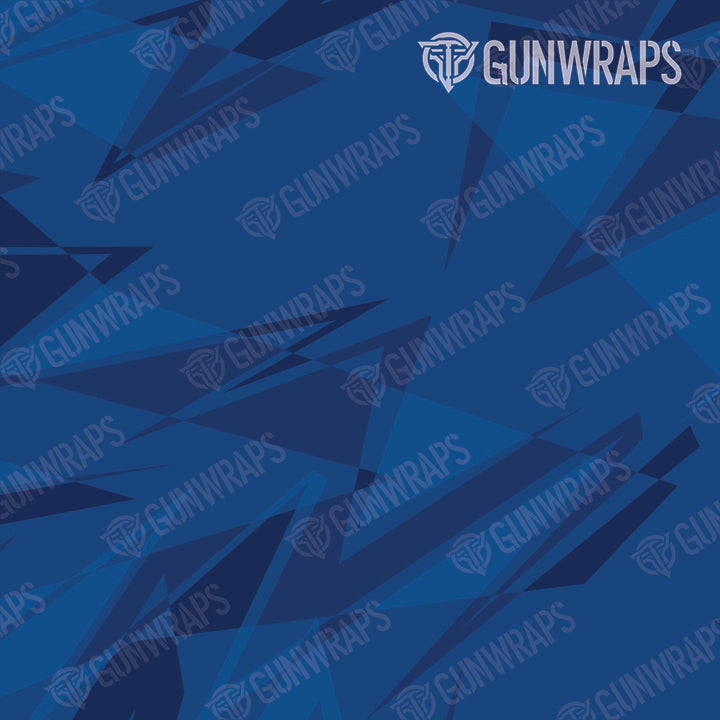 Tactical Sharp Elite Blue Camo Gun Skin Pattern