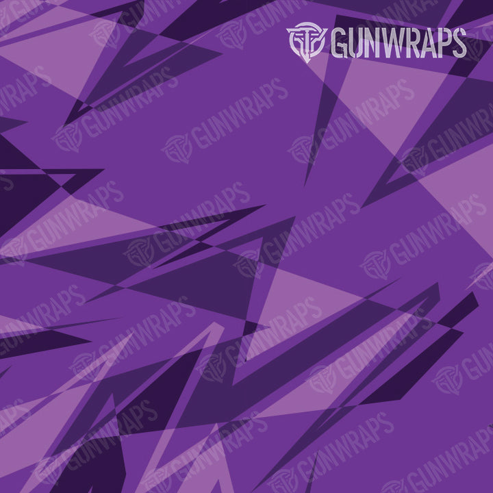 Pistol Slide Sharp Elite Purple Camo Gun Skin Pattern
