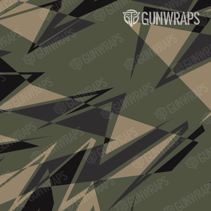 Rifle Sharp Militant Charcoal Camo Gun Skin Pattern