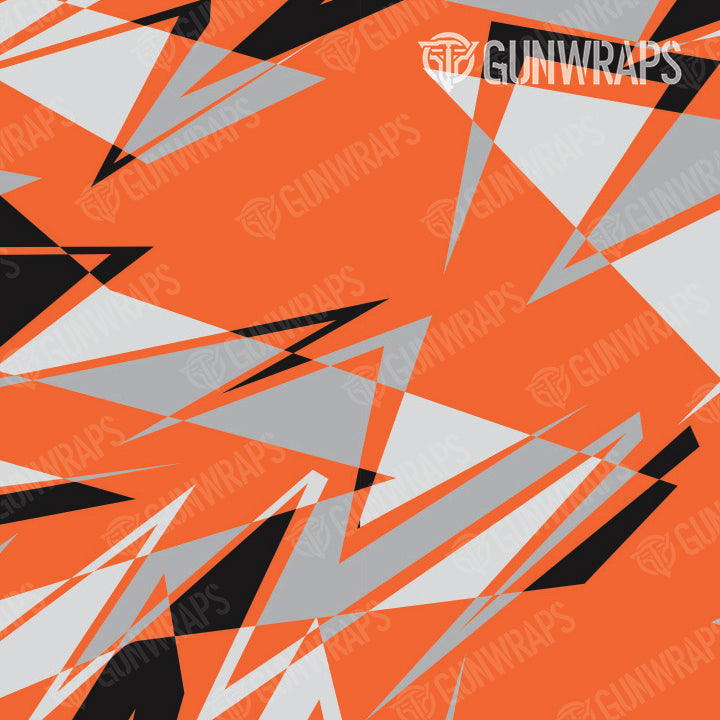 Tactical Sharp Orange Tiger Camo Gun Skin Pattern