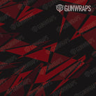 AK 47 Sharp Vampire Red Camo Gun Skin Pattern