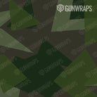 AR 15 Shattered Army Dark Green Camo Gun Skin Pattern