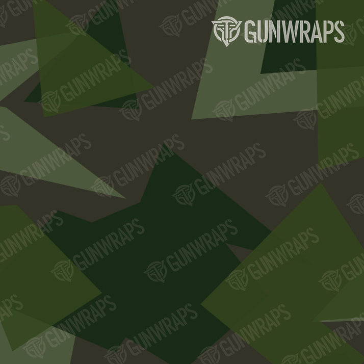 Shotgun Shattered Army Dark Green Camo Gun Skin Pattern