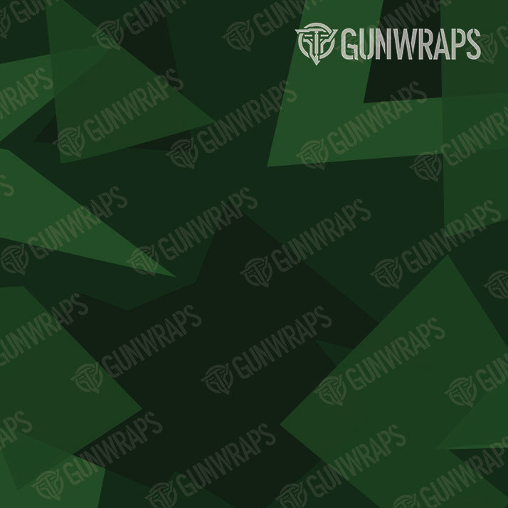 Pistol Slide Shattered Elite Green Camo Gun Skin Pattern