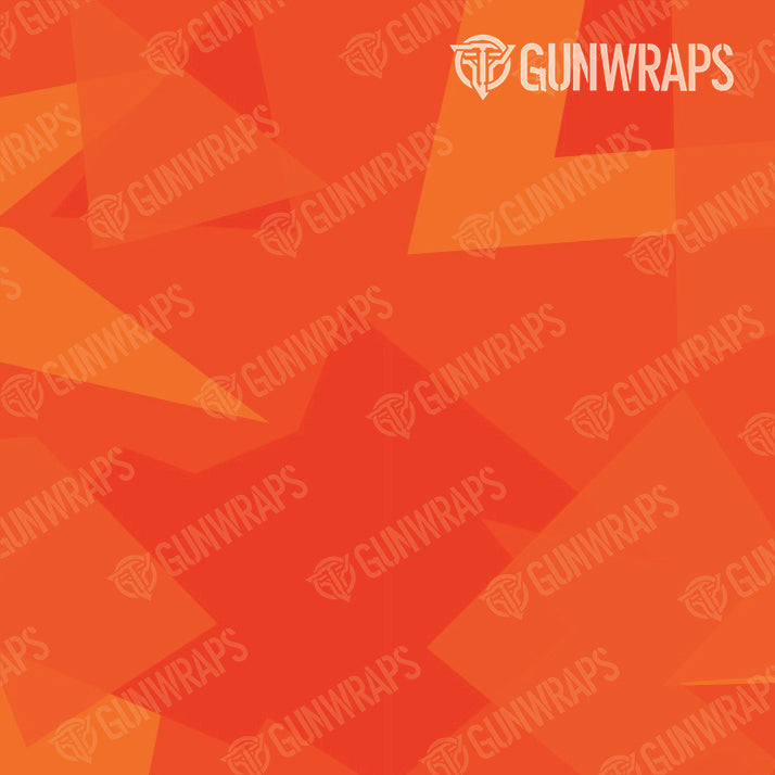 Universal Sheet Shattered Elite Orange Camo Gun Skin Pattern