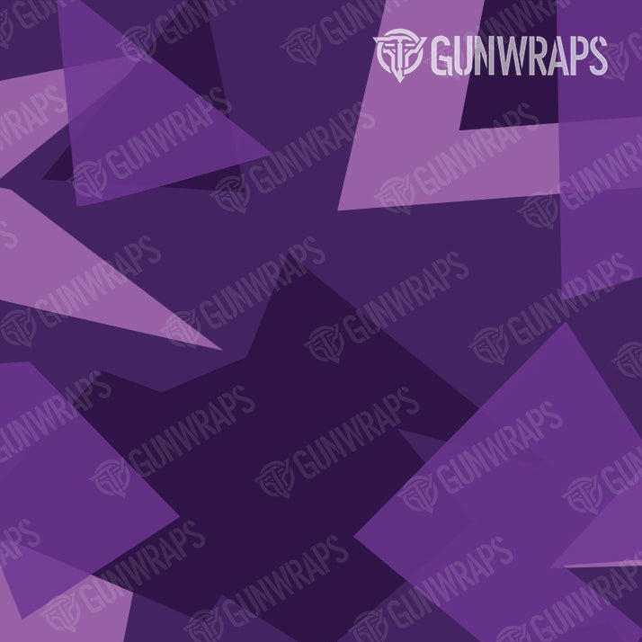 AR 15 Mag Well Shattered Elite Purple Camo Gun Skin Pattern