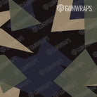 Universal Sheet Shattered Militant Blue Camo Gun Skin Pattern