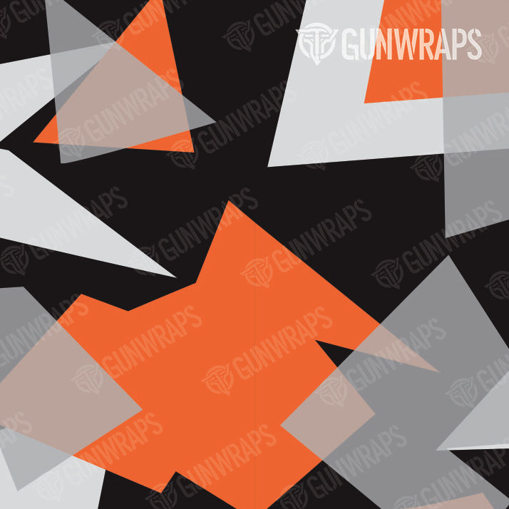 Universal Sheet Shattered Orange Tiger Camo Gun Skin Pattern