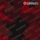 Tactical Shattered Vampire Red Camo Gun Skin Pattern