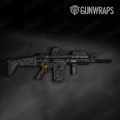Shattered Laser Tactical Gun Skin Vinyl Wraps