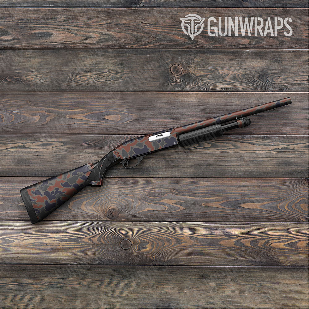 Old School Duck Blue Copper Gun Skin Vinyl Wrap