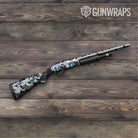 Old School Duck Blue Tiger Gun Skin Vinyl Wrap