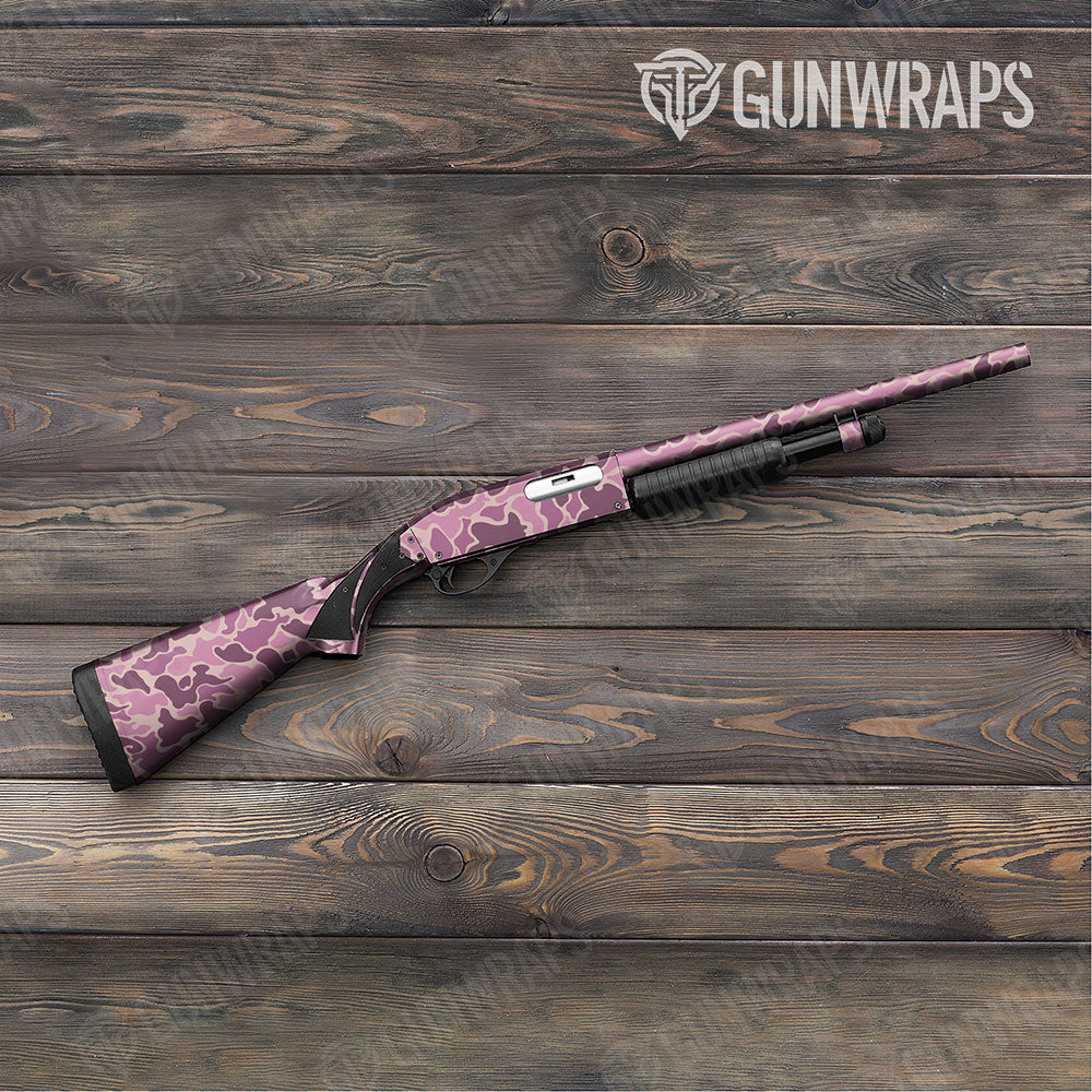 Old School Duck Floral Gun Skin Vinyl Wrap