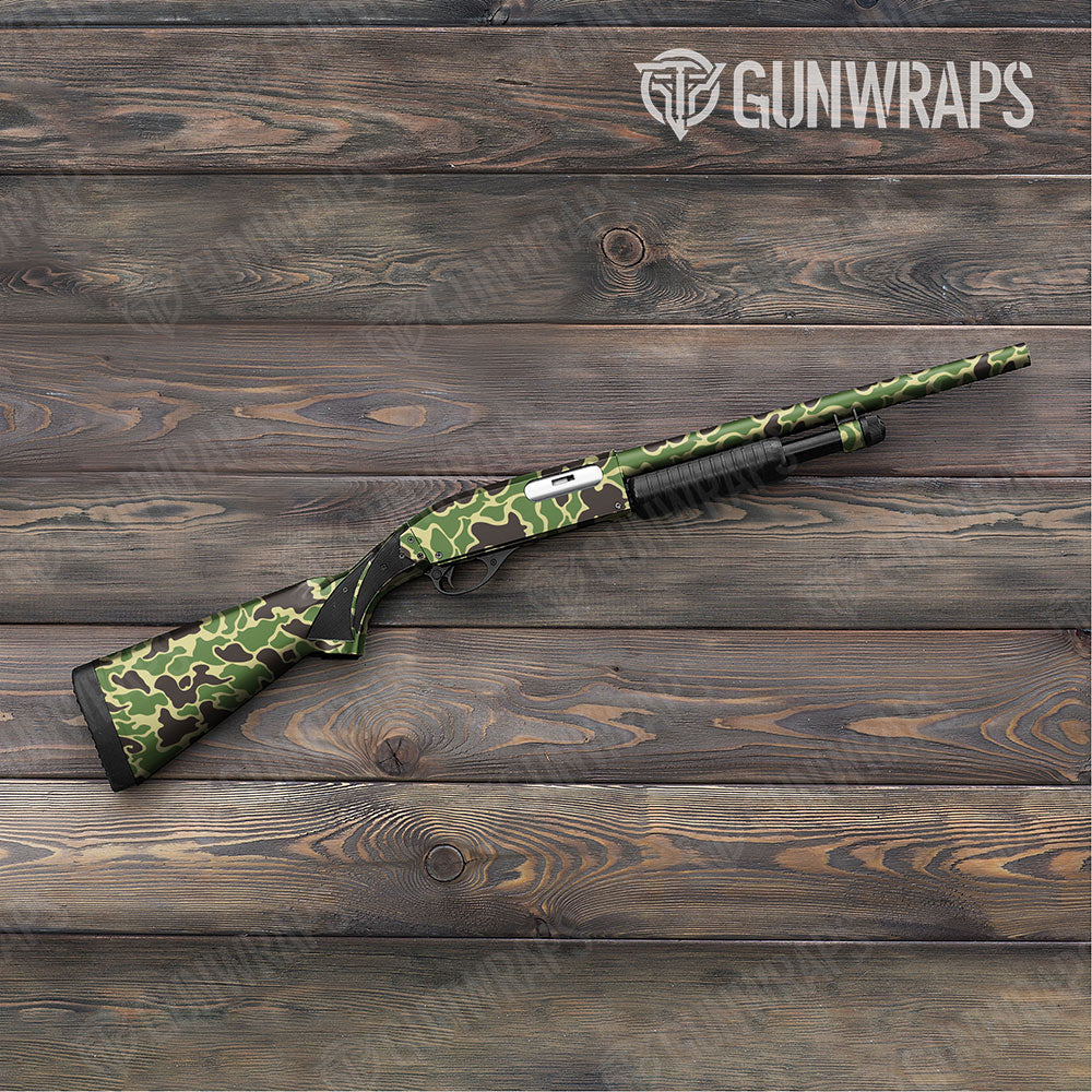 Old School Duck Jungle Gun Skin Vinyl Wrap