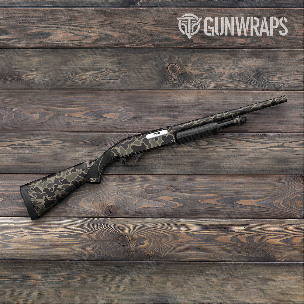 Old School Duck Militant Charcoal Gun Skin Vinyl Wrap