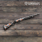 Old School Duck Orange Tiger Gun Skin Vinyl Wrap