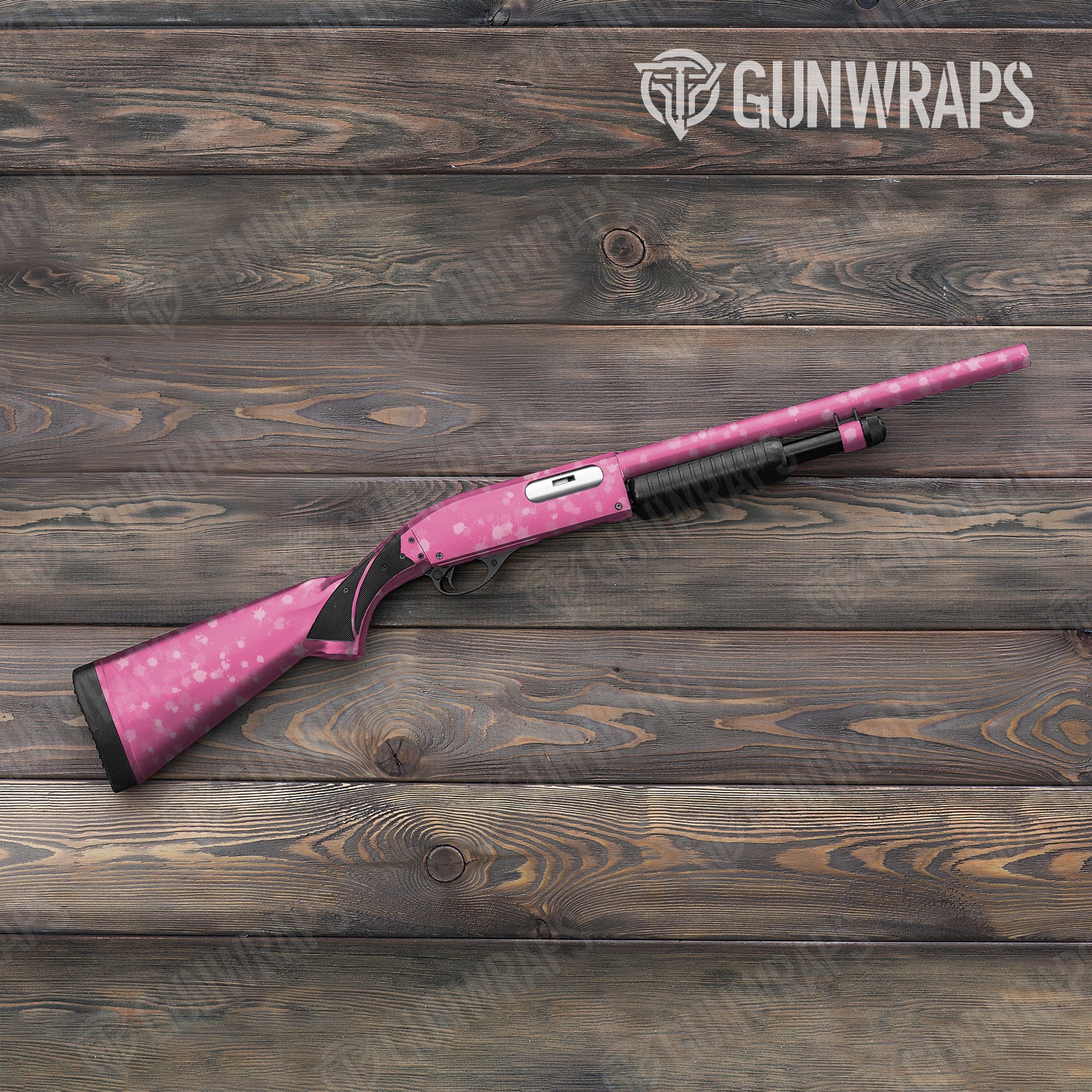 Shotgun Paintball Elite Pink Gun Skin Vinyl Wrap