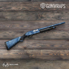 Shotgun Realtree Aspect Ocean Blue Camo Gun Skin Vinyl Wrap