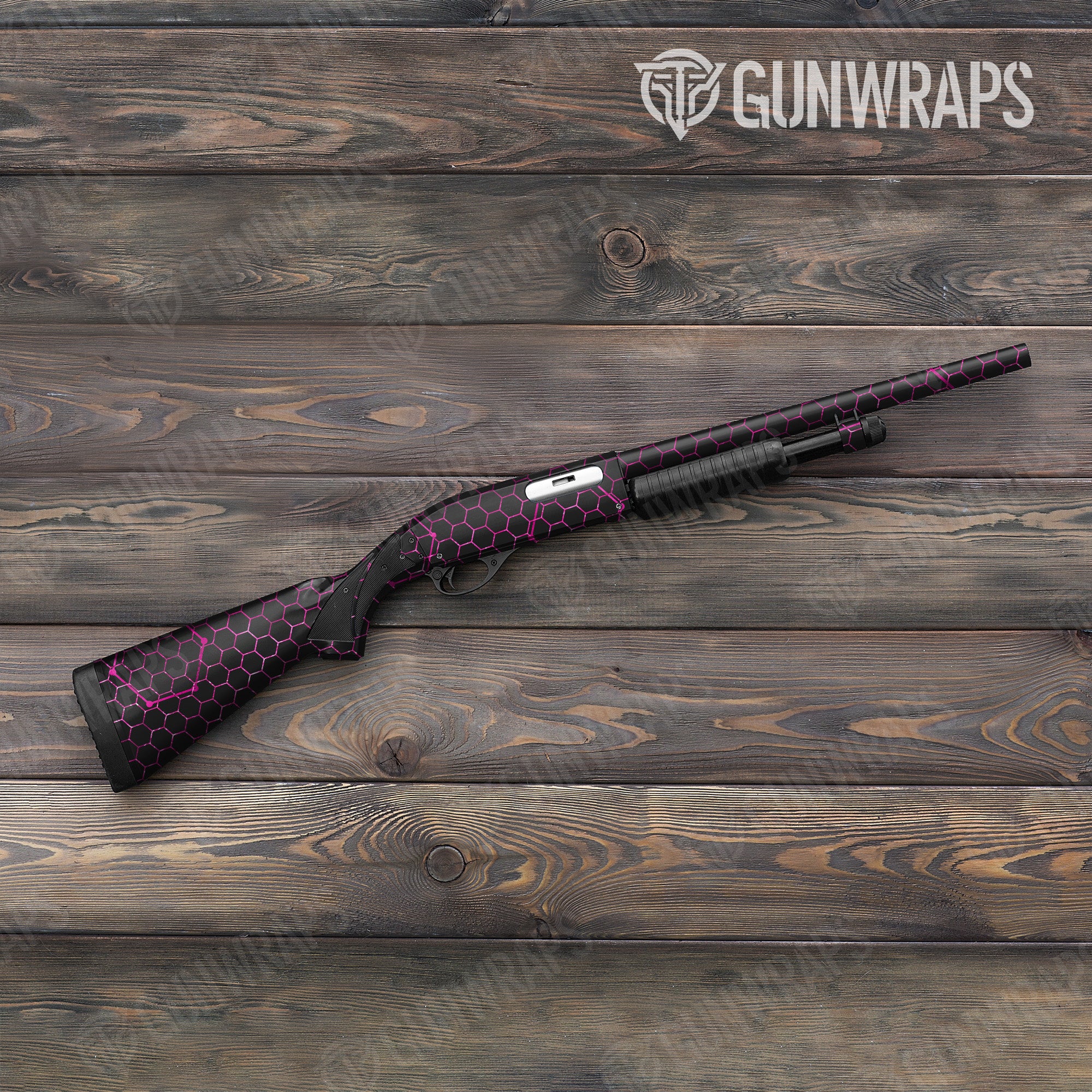Vivid Hex Magenta Gun Skin Vinyl Wrap