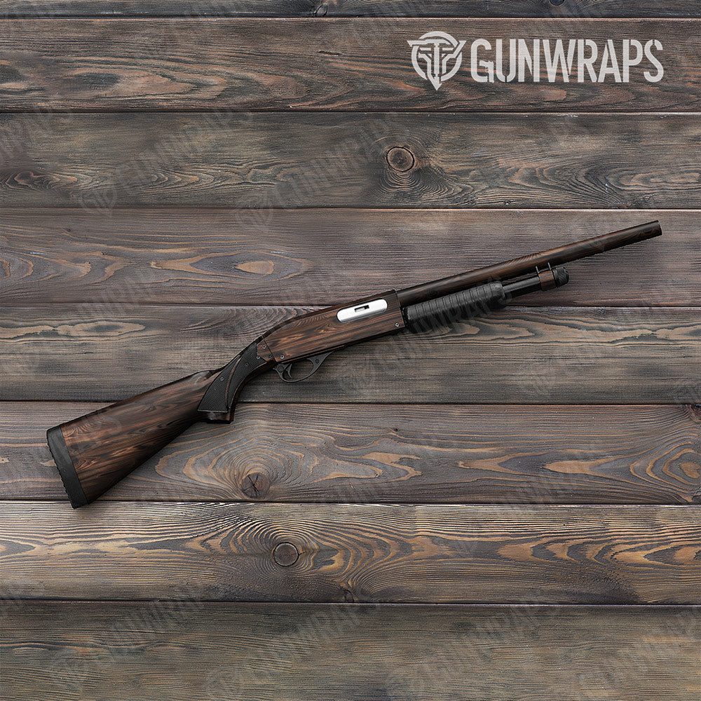 Woodgrain Atlanta Gun Skin Vinyl Wrap