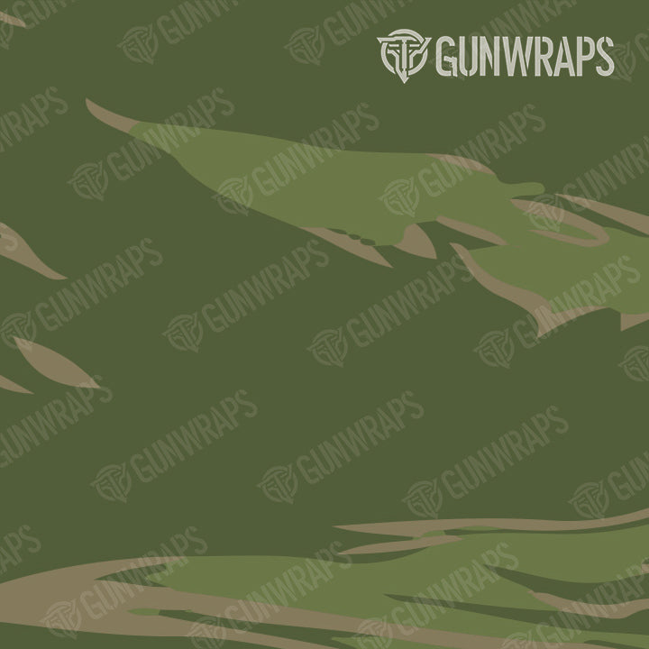 Tactical Shredded Army Green Camo Gun Skin Pattern