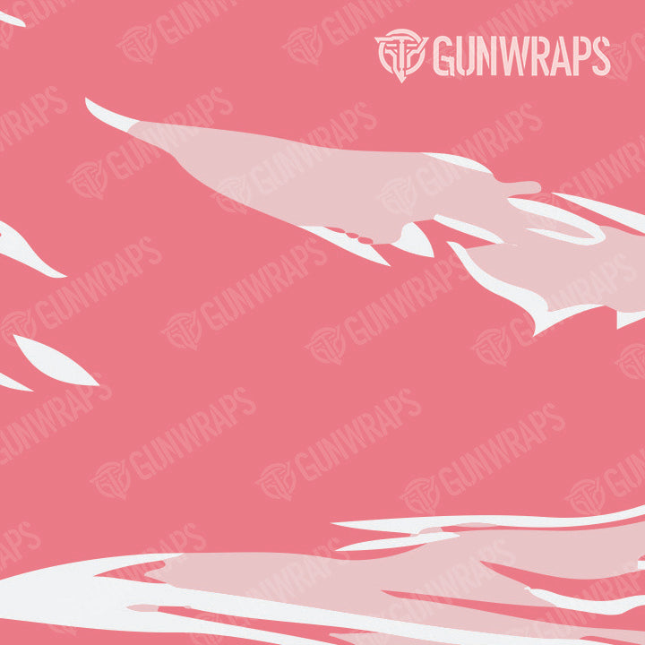 AR 15 Mag Well Shredded Pink Camo Gun Skin Pattern
