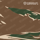 Universal Sheet Shredded Woodland Camo Gun Skin Pattern