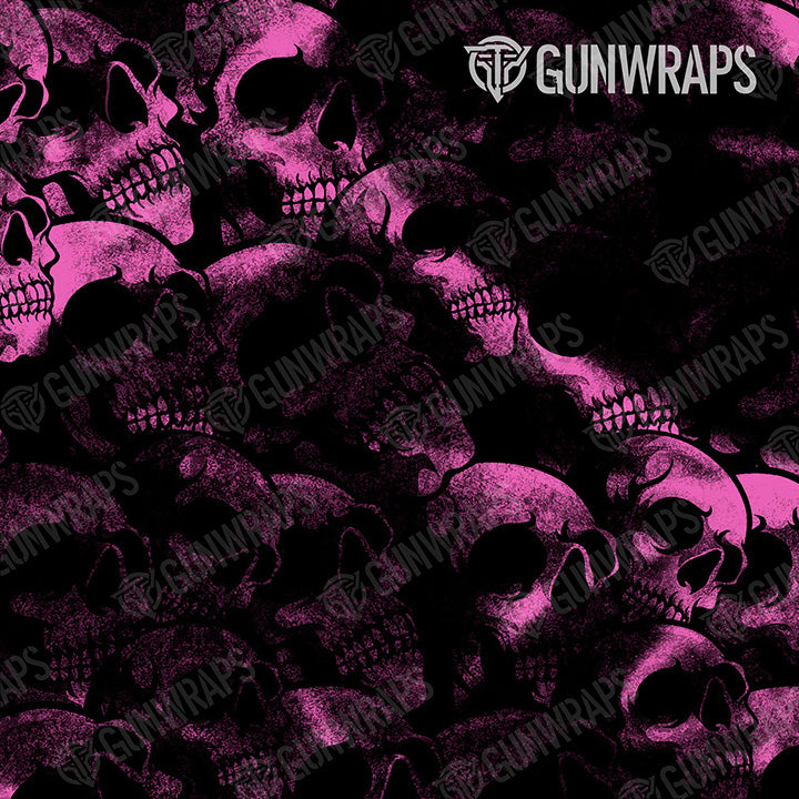 AR 15 Mag Skull Pink Gun Skin Pattern