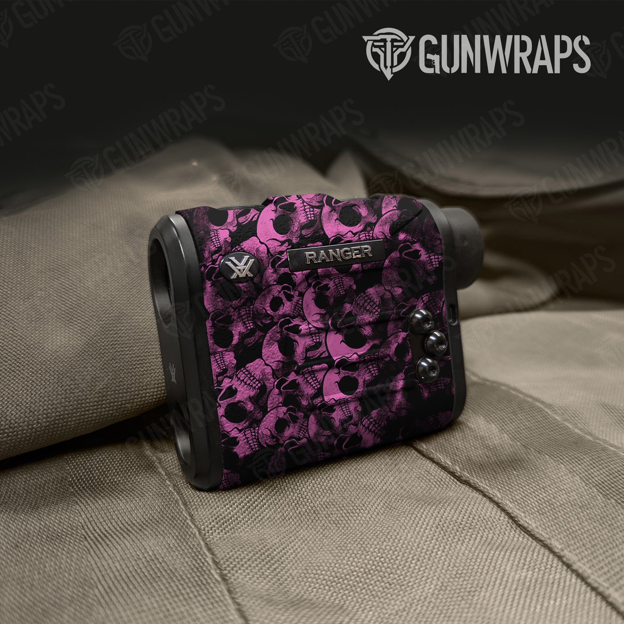Rangefinder Skull Pink Gun Skin Pattern