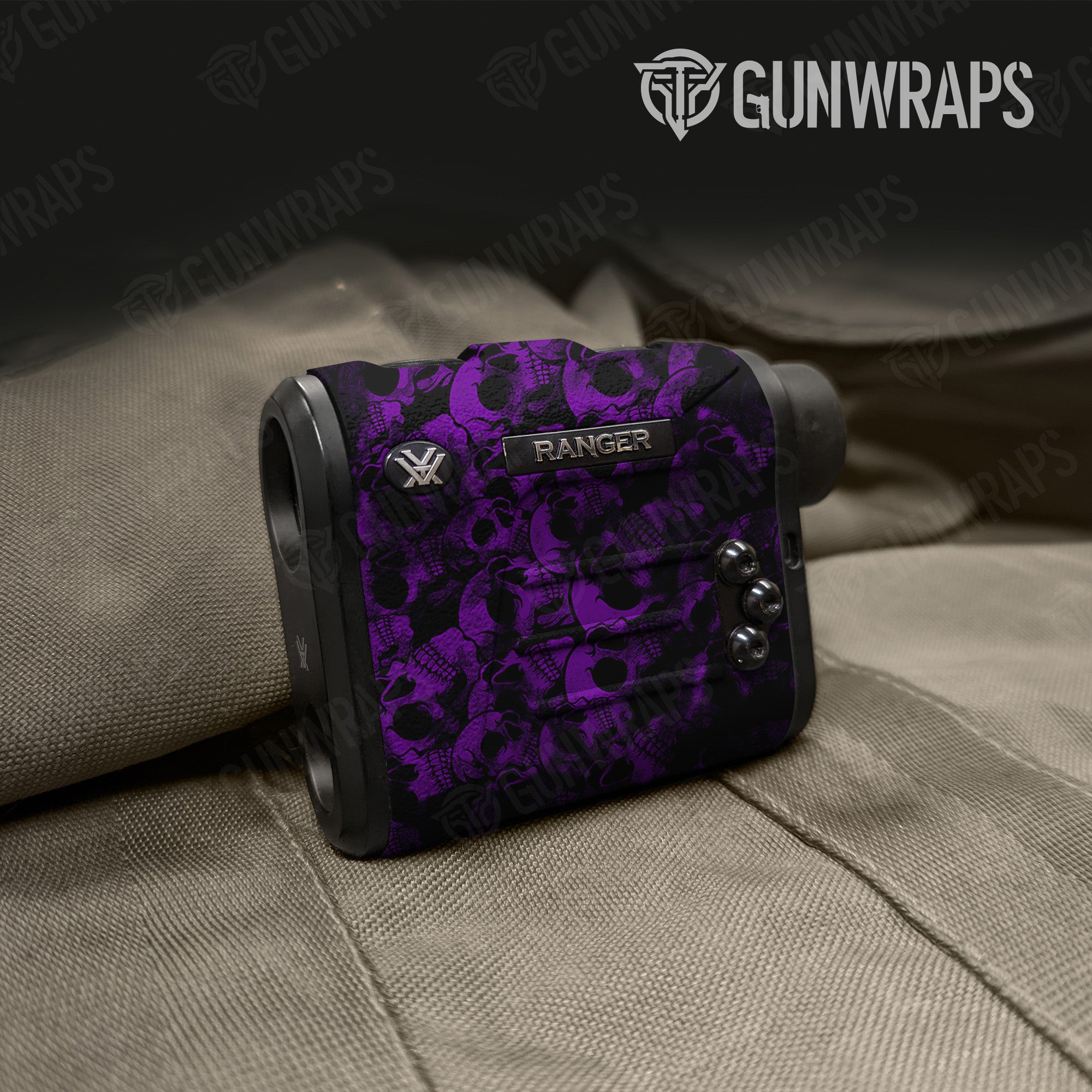 Rangefinder Skull Purple Gun Skin Pattern
